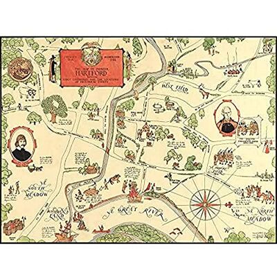 Fine Art Prints Goldie 1927 Pictorial Map Hartford CT History Art Print Canvas Premium Wall Decor Poster Mural Fine Art Prints Goldie 1927 Pictorial Map Hartford CT History Art Print Canvas Premium Wall Decor Poster Mural