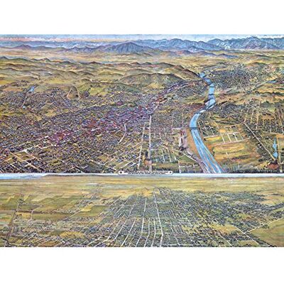 Artery8 Los Angeles California 1894 Illustrated City View Map Art Print Canvas Premium Wall Decor Poster Mural Artery8 Los Angeles California 1894 Illustrated City View Map Art Print Canvas Premium Wall Decor Poster Mural