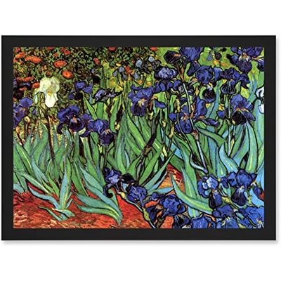 Artery8 - Vincent Van Gogh Irises Artwork - Framed Artery8 - Vincent Van Gogh Irises Artwork - Framed