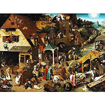 Fine Art Prints Pieter Bruegel The Elder The Dutch Proverbs Art Print Canvas Premium Wall Decor Poster Mural Fine Art Prints Pieter Bruegel The Elder The Dutch Proverbs Art Print Canvas Premium Wall Decor Poster Mural