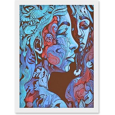Artery8 - I am My Mother - A4 - Framed - Wall art print Artery8 - I am My Mother - A4 - Framed - Wall art print