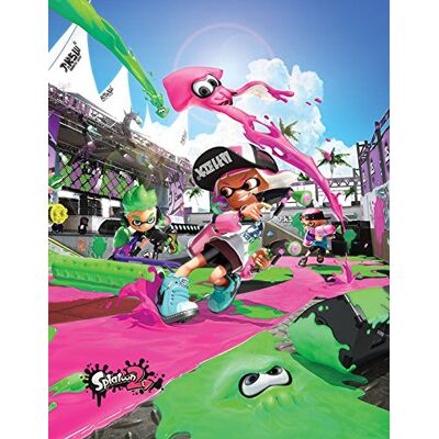 Pyramid Splatoon 2 (Game Cover) -Canvas Print, Wood, Multi-Colour, 60 x 80 x 1.3 cm Pyramid Splatoon 2 (Game Cover) -Canvas Print, Wood, Multi-Colour, 60 x 80 x 1.3 cm