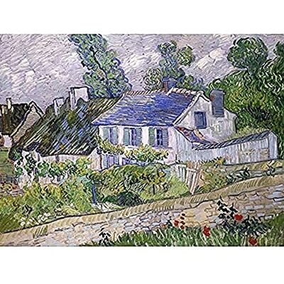 Fine Art Prints Vincent Van Gogh Houses At Auvers Art Print Canvas Premium Wall Decor Poster Mural Fine Art Prints Vincent Van Gogh Houses At Auvers Art Print Canvas Premium Wall Decor Poster Mural