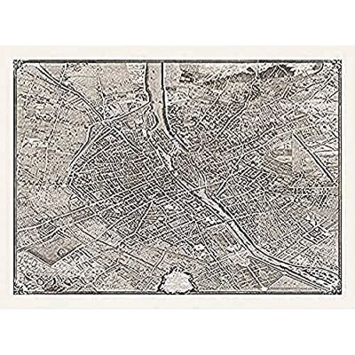 Fine Art Prints Bretez Lucas Turgot 1736 Paris City France Map Unframed Wall Art Print Poster Home Decor Premium Fine Art Prints Bretez Lucas Turgot 1736 Paris City France Map Unframed Wall Art Print Poster Home Decor Premium