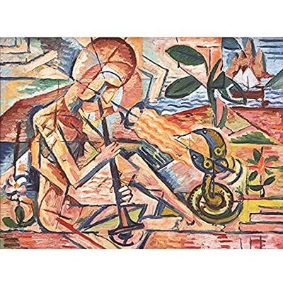 Fine Art Prints Kubista Fakir Taming Snakes Abstract Painting Art Print Canvas Premium Wall Decor Poster Mural Fine Art Prints Kubista Fakir Taming Snakes Abstract Painting Art Print Canvas Premium Wall Decor Poster Mural