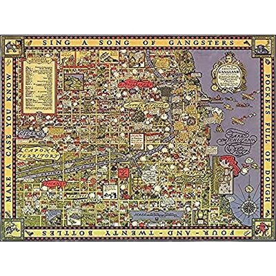 Fine Art Prints Erickson 1931 Map Chicago Gangland Capone Art Print Canvas Premium Wall Decor Poster Mural Fine Art Prints Erickson 1931 Map Chicago Gangland Capone Art Print Canvas Premium Wall Decor Poster Mural