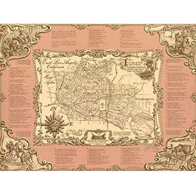 Artery8 Goez Map Guide To Murals Of East Los Angeles 1975 Large Wall Art Poster Print Thick Paper 18X24 Inch Artery8 Goez Map Guide To Murals Of East Los Angeles 1975 Large Wall Art Poster Print Thick Paper 18X24 Inch