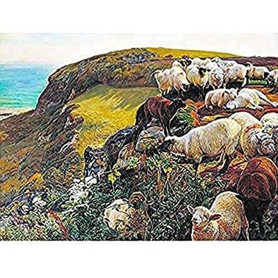 Fine Art Prints Hunt Our English Coasts Stray Sheep Headland Seascape Painting Art Print Canvas Premium Wall Decor Poster Mural Fine Art Prints Hunt Our English Coasts Stray Sheep Headland Seascape Painting Art Print Canvas Premium Wall Decor Poster Mural