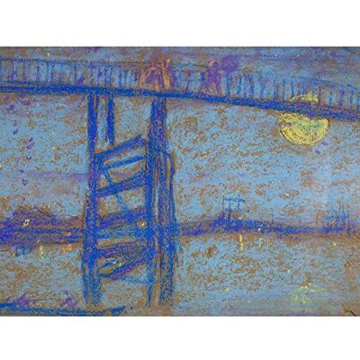 Fine Art Prints James Mcneill Whistler Nocturne Battersea Bridge Large Art Print Poster Wall Decor Premium Mural Fine Art Prints James Mcneill Whistler Nocturne Battersea Bridge Large Art Print Poster Wall Decor Premium Mural