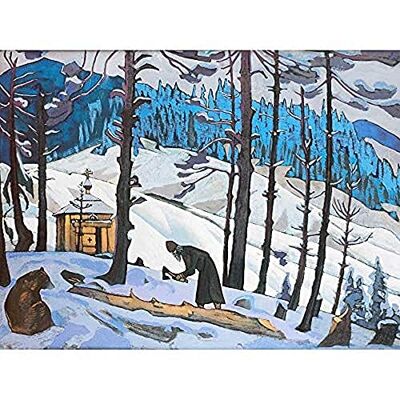 Fine Art Prints Roerich Sait Sergius Builder Symbolism Painting Unframed Wall Art Print Poster Home Decor Premium Fine Art Prints Roerich Sait Sergius Builder Symbolism Painting Unframed Wall Art Print Poster Home Decor Premium