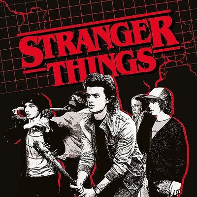 Pyramid Stranger Things Canvas Print Ready for Action 30cm x 40cm Official Merchandise Pyramid Stranger Things Canvas Print Ready for Action 30cm x 40cm Official Merchandise