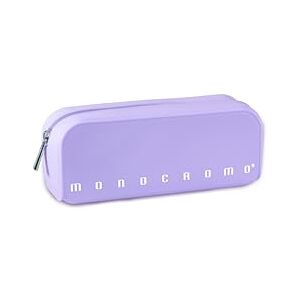 Pigna Monochrome Pencil Case in Silicone, Purple Pastel Pigna Monochrome Pencil Case in Silicone, Purple Pastel