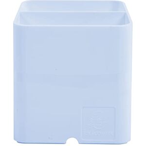 Exacompta Ref. 67762D Box of 10 PEN-CUBE Aquarel pencil holders With 2 compartments of different sizes and heights dimensions 7.4 x 7.4 x 9.3 cm pastel blue color Exacompta Ref. 67762D Box of 10 PEN-CUBE Aquarel pencil holders With 2 compartments of different sizes and heights dimensions 7.4 x 7.4 x 9.3 cm pastel blue color