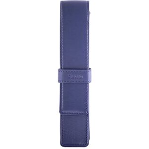 DiLoro Leather Single Pen Case Pencil Pouch Holder for One Fountain Ballpoint Rollerball Pen and Pencil, Violet, Single Pen Holder DiLoro Leather Single Pen Case Pencil Pouch Holder for One Fountain Ballpoint Rollerball Pen and Pencil, Violet, Single Pen Holder