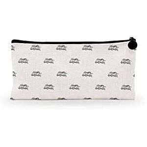 Bonamaison Digitally Printed Canvas Pencil Pouch with Zipper, Zipper Pencil Case for School, Canvas Pen Bag for Kids, Boys, Girls, 100% Cotton, Unisex, 1 Piece, 21x12 Cm Bonamaison Digitally Printed Canvas Pencil Pouch with Zipper, Zipper Pencil Case for School, Canvas Pen Bag for Kids, Boys, Girls, 100% Cotton, Unisex, 1 Piece, 21x12 Cm