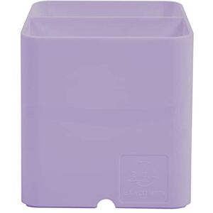 Exacompta Ref. 67764D Box of 10 PEN-CUBE Aquarel pencil holders With 2 compartments of different sizes and heights dimensions 7.4 x 7.4 x 9.3 cm mauve color Exacompta Ref. 67764D Box of 10 PEN-CUBE Aquarel pencil holders With 2 compartments of different sizes and heights dimensions 7.4 x 7.4 x 9.3 cm mauve color