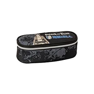 COMIX Oval CASE ORG. Giant Attack Anime, Black, Casual COMIX Oval CASE ORG. Giant Attack Anime, Black, Casual