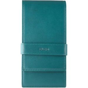 DiLoro Leather Quad Pen Case Pencil Pouch Holder for Four Fountain Ballpoint Rollerball Pens and Pencils (Nappa Turquoise) DiLoro Leather Quad Pen Case Pencil Pouch Holder for Four Fountain Ballpoint Rollerball Pens and Pencils (Nappa Turquoise)