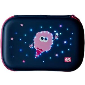 Tinc Light Up Hardtop Zip Compartment Pencil Case Pen Holders and net Pockets for Your Stationery Flossie Candy Floss Character, Navy & Pink (not Filled) Tinc Light Up Hardtop Zip Compartment Pencil Case Pen Holders and net Pockets for Your Stationery Flossie Candy Floss Character, Navy & Pink (not Filled)
