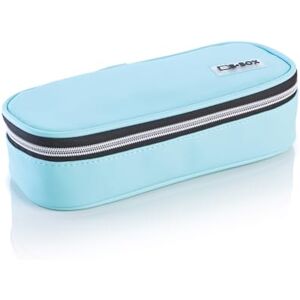 Favorit School Pencil Case Oval Light Blue - Pencil Case Favorit School Pencil Case Oval Light Blue - Pencil Case