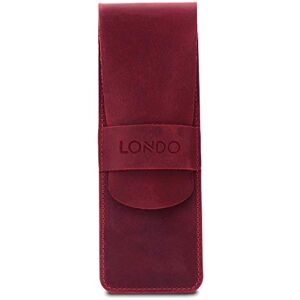 Londo Leather Pen and Pencil Case - Classic, Stylish, Slim Londo Leather Pen and Pencil Case - Classic, Stylish, Slim