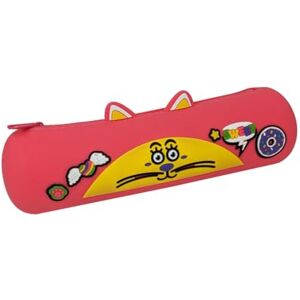 Mitama Mitamini Animals - Zipper Silicone Pencil Case for Kids - Rose Mitama Mitamini Animals - Zipper Silicone Pencil Case for Kids - Rose