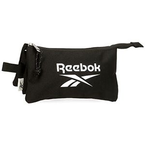 Reebok Boston Black Pencil Case, 3 Compartments, 22 x 12 x 5 cm, Polyester Reebok Boston Black Pencil Case, 3 Compartments, 22 x 12 x 5 cm, Polyester