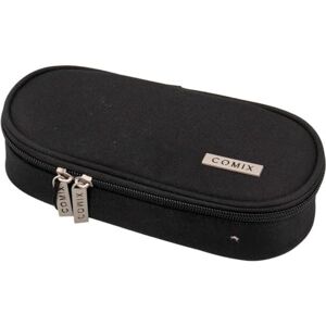 COMIX School Pencil Case, Mini Tombolino Lightweight and Compact, Easy to Carry and Store in Backpack or Bag, Ideal for School, University and Work, 22 x 5H x 5 cm, Black, Pencil Case COMIX School Pencil Case, Mini Tombolino Lightweight and Compact, Easy to Carry and Store in Backpack or Bag, Ideal for School, University and Work, 22 x 5H x 5 cm, Black, Pencil Case