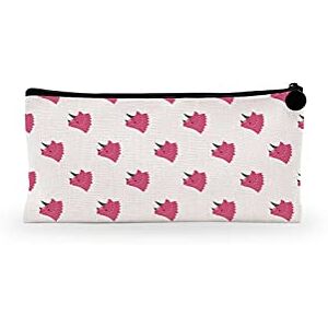 Bonamaison Canvas Zipper Pencil Case - Unisex 21x12cm Bonamaison Canvas Zipper Pencil Case - Unisex 21x12cm