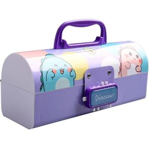 GSJNHY Multifunction Pencil Case Large Capacity Pencil Cartoon Pencil Box with Password Lock Plastic Stationery Organizer School Supplies for Kids Stationery Set (Color : Dinosaur Family) GSJNHY Multifunction Pencil Case Large Capacity Pencil Cartoon Pencil Box with Password Lock Plastic Stationery Organizer School Supplies for Kids Stationery Set (Color : Dinosaur Family)