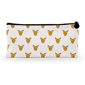Bonamaison Cotton Digital Pencil Case - School, Travel Storage Bonamaison Cotton Digital Pencil Case - School, Travel Storage