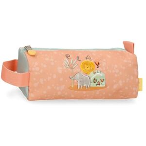 Enso Play All Day Round Pencil Case Multicolor 22x8.5x8cm Polyester by Joumma Bags, Multicoloured, Round Case Enso Play All Day Round Pencil Case Multicolor 22x8.5x8cm Polyester by Joumma Bags, Multicoloured, Round Case