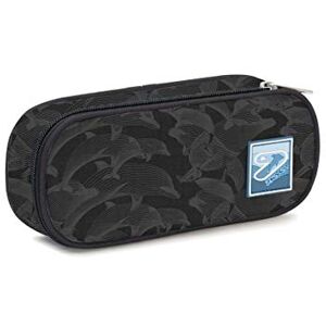 Seven Pencil case SOCIAL Pen Bag, Box for Stationery, Pen Pouch, Perfect for School Supplies, for Teen, Girls&Boys, Italian Design, gray Seven Pencil case SOCIAL Pen Bag, Box for Stationery, Pen Pouch, Perfect for School Supplies, for Teen, Girls&Boys, Italian Design, gray