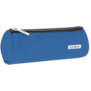 COMIX School Pencil Case for Children and Teenagers, Tombolino Lightweight and Compact, Ideal for Storing Stationery, with Practical Zip Closure, 22 x 8 x 8 cm, Cobalt, Cobalt, Casual COMIX School Pencil Case for Children and Teenagers, Tombolino Lightweight and Compact, Ideal for Storing Stationery, with Practical Zip Closure, 22 x 8 x 8 cm, Cobalt, Cobalt, Casual