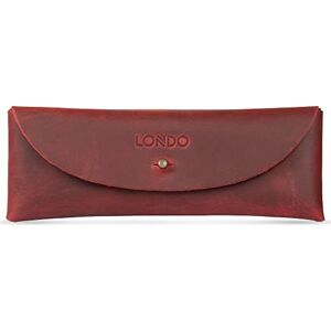 LONDO Genuine Leather Pen and Pencil Case - Classic Style LONDO Genuine Leather Pen and Pencil Case - Classic Style