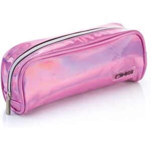 Favorit Pink Glossy Makeup Bag with Zipper - Makeup Bag Favorit Pink Glossy Makeup Bag with Zipper - Makeup Bag