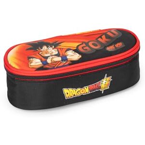 Franco Cosimo Panini Dragon Ball Super Official Dragon Ball Oval School Case, Ideal for Storing Stationery, with Internal Divider with Elastic Loops and Practical Zip Closure, 22 x 7 H x 9.5 cm, multi-coloured, Dragon Franco Cosimo Panini Dragon Ball Super Official Dragon Ball Oval School Case, Ideal for Storing Stationery, with Internal Divider with Elastic Loops and Practical Zip Closure, 22 x 7 H x 9.5 cm, multi-coloured, Dragon