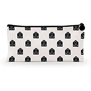 Bonamaison Cotton Canvas Zipper Pencil Case - Unisex School Organizer Bonamaison Cotton Canvas Zipper Pencil Case - Unisex School Organizer