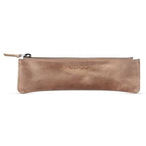 LONDO Leather Pen Case with Zipper Closure - Pen & Pencil Case LONDO Leather Pen Case with Zipper Closure - Pen & Pencil Case