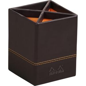 Rhodia 118816C Black Pencil Holder 8x8x11 cm Orange Saddle Stitching Faux Leather Exterior rama Home Office Collection Office Organization & Design Storage Rhodia 118816C Black Pencil Holder 8x8x11 cm Orange Saddle Stitching Faux Leather Exterior rama Home Office Collection Office Organization & Design Storage