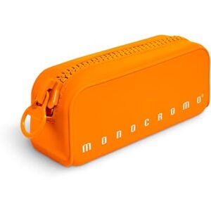 Pigna , Soft Silicone Case, Neon Monochrome with Zipper, Orange Color, Pack of 1 Pigna , Soft Silicone Case, Neon Monochrome with Zipper, Orange Color, Pack of 1