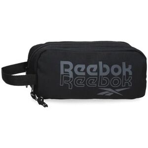 Reebok ONA Double Pencil Case Black 22x10x7cm Polyester by Joumma Bags, Black/White, One Size, Double Case Reebok ONA Double Pencil Case Black 22x10x7cm Polyester by Joumma Bags, Black/White, One Size, Double Case