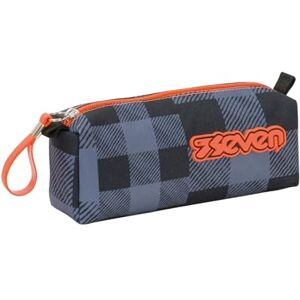Seven Pencil case Pen bag, multicolor, Box for Stationery, Pen Pouch for Teen Girls and Boys, Perfect for School Supplies, gray, CHECK Seven Pencil case Pen bag, multicolor, Box for Stationery, Pen Pouch for Teen Girls and Boys, Perfect for School Supplies, gray, CHECK
