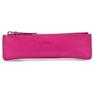 LONDO Genuine Leather Pen Case with Zipper Closure, Pencil Pouch Stationery Bag, OTTO251 LONDO Genuine Leather Pen Case with Zipper Closure, Pencil Pouch Stationery Bag, OTTO251