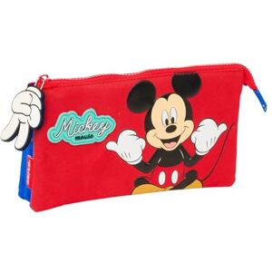 Disney Mickey Mouse Triple School Pencil Case - School Type Disney Mickey Mouse Triple School Pencil Case - School Type