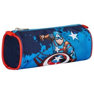 Captain America Model - Blue Red White Pencil Case - School Accessory Captain America Model - Blue Red White Pencil Case - School Accessory