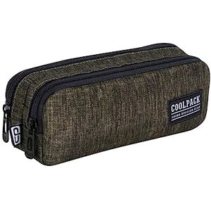 Clio Olive Green Recycled Polyester School Pencil Case - Pencil Case Clio Olive Green Recycled Polyester School Pencil Case - Pencil Case