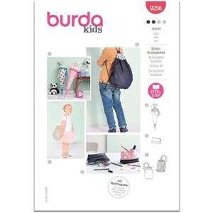 Burda Style Sewing Pattern B9256 - School Cone, Pencil Case & Gym Bag Burda Style Sewing Pattern B9256 - School Cone, Pencil Case & Gym Bag