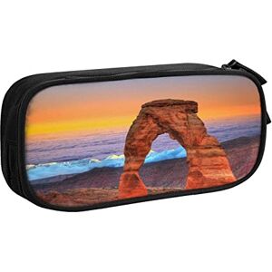 Cpoeixyqlzf FLYIFE Arches National Park Large Pencil Bag with 2 Compartments Pencil Pen Case Pencil Pouch Bag Organizer for Girls Boys Student School Office College -One Size Cpoeixyqlzf FLYIFE Arches National Park Large Pencil Bag with 2 Compartments Pencil Pen Case Pencil Pouch Bag Organizer for Girls Boys Student School Office College -One Size