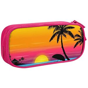 Cpoeixyqlzf FLYIFE Sunset Palm Tree Large Pencil Bag with 2 Compartments Pencil Pen Case Pencil Pouch Bag Organizer for Girls Boys Student School Office College -One Size Cpoeixyqlzf FLYIFE Sunset Palm Tree Large Pencil Bag with 2 Compartments Pencil Pen Case Pencil Pouch Bag Organizer for Girls Boys Student School Office College -One Size